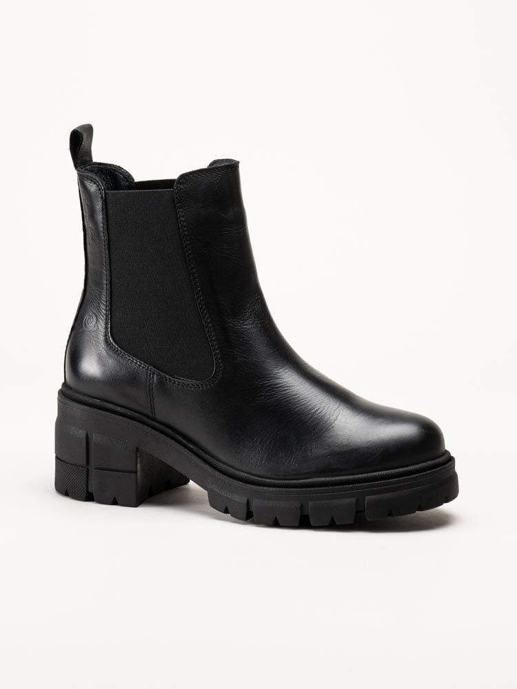 Rosa Negra - Svarta chelsea boots i skinn