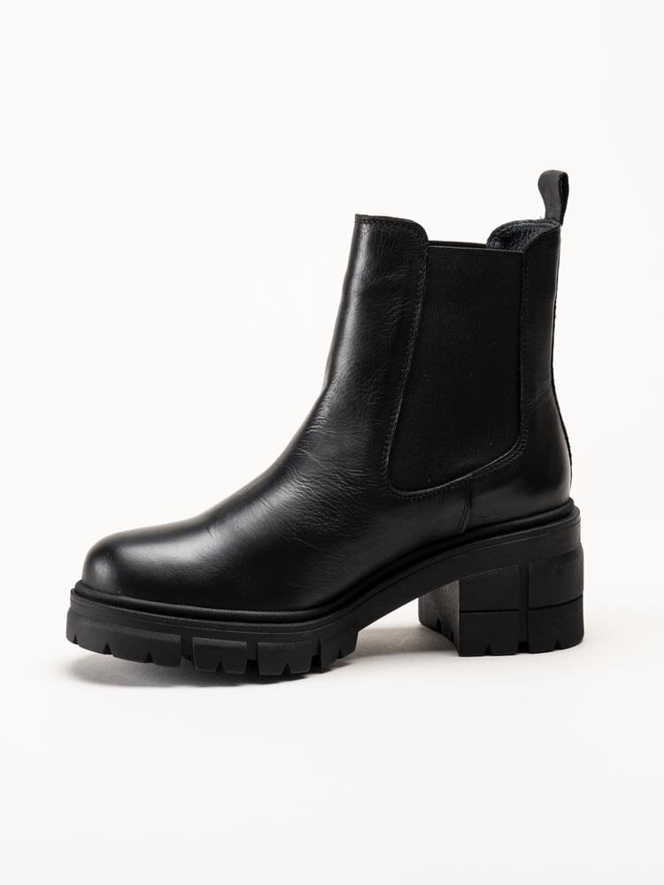 Rosa Negra - Svarta chelsea boots i skinn