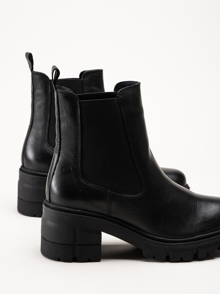 Rosa Negra - Svarta chelsea boots i skinn