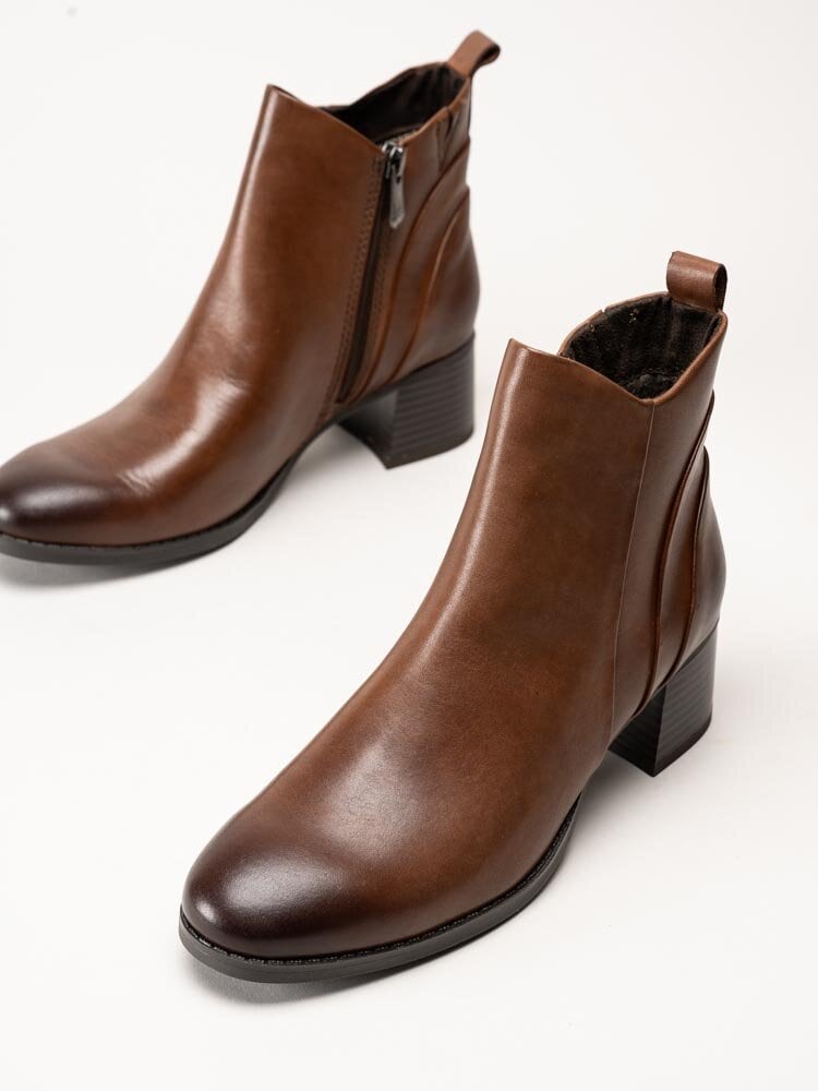 Marco Tozzi - Bruna boots i skinn