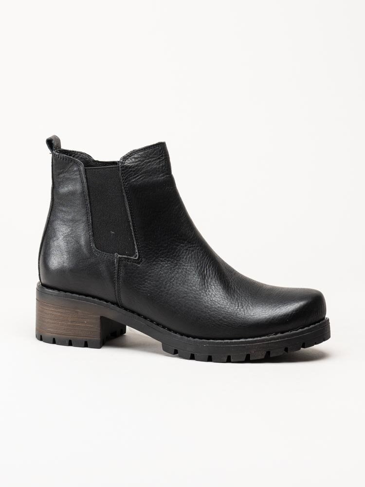 Charlotte of Sweden - Svarta chelsea boots i skinn