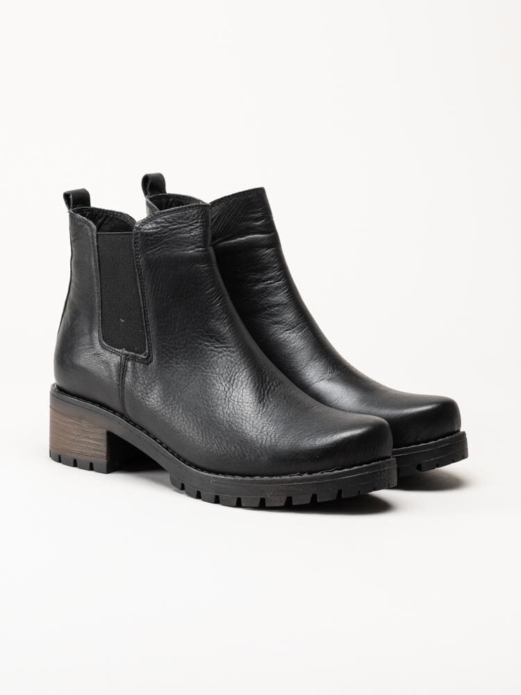 Charlotte of Sweden - Svarta chelsea boots i skinn