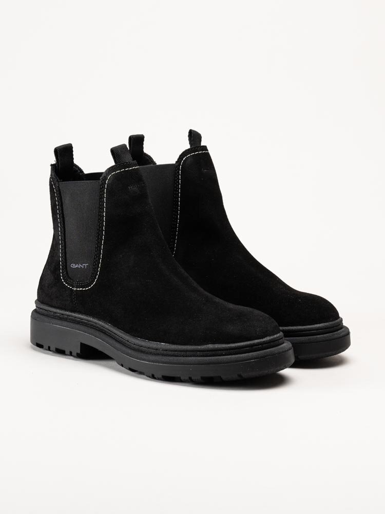 Gant Footwear - Timbly - Svarta chelsea boots i mocka