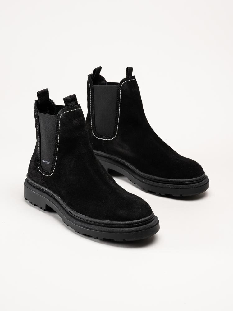 Gant Footwear - Timbly - Svarta chelsea boots i mocka