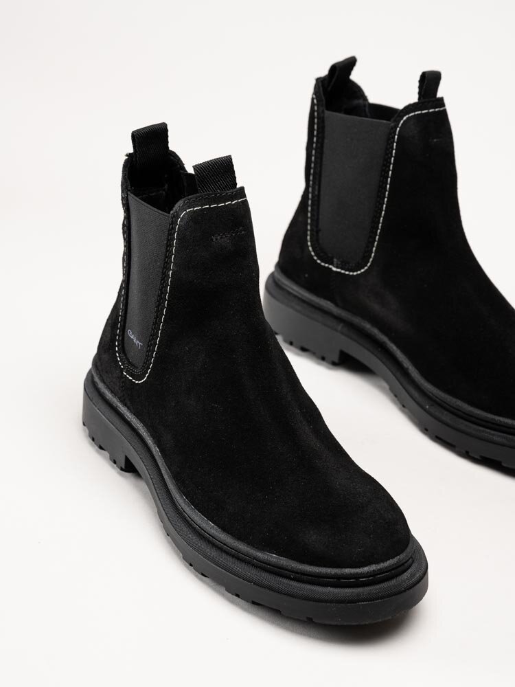 Gant Footwear - Timbly - Svarta chelsea boots i mocka