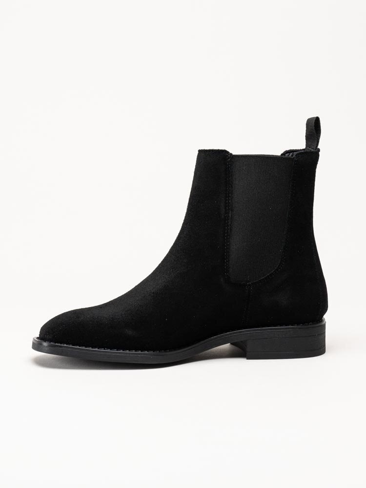 Gant Footwear - Fayy - Svarta chelsea boots i mocka