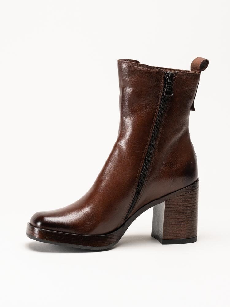 Mjus - Bruna boots i skinn