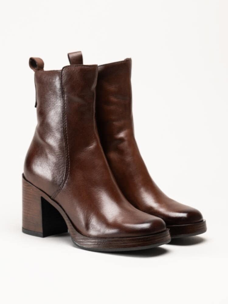 Mjus - Bruna boots i skinn