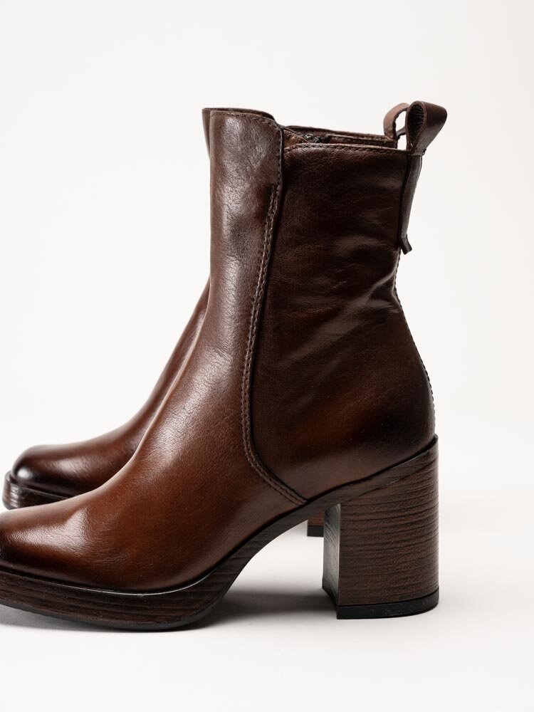 Mjus - Bruna boots i skinn