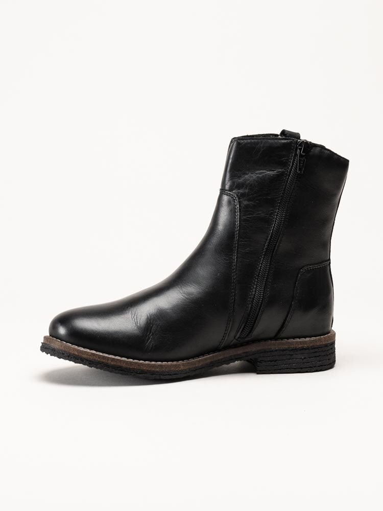 Rosa Negra - Svarta boots i skinn