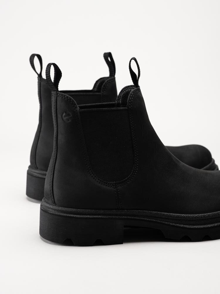 Ecco - Grainer M Chelsea boot - Svarta chelsea boots i oljad nubuck