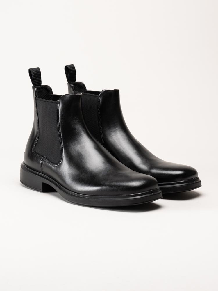 Ecco - Helsinki 2 M - Svarta chelsea boots i skinn