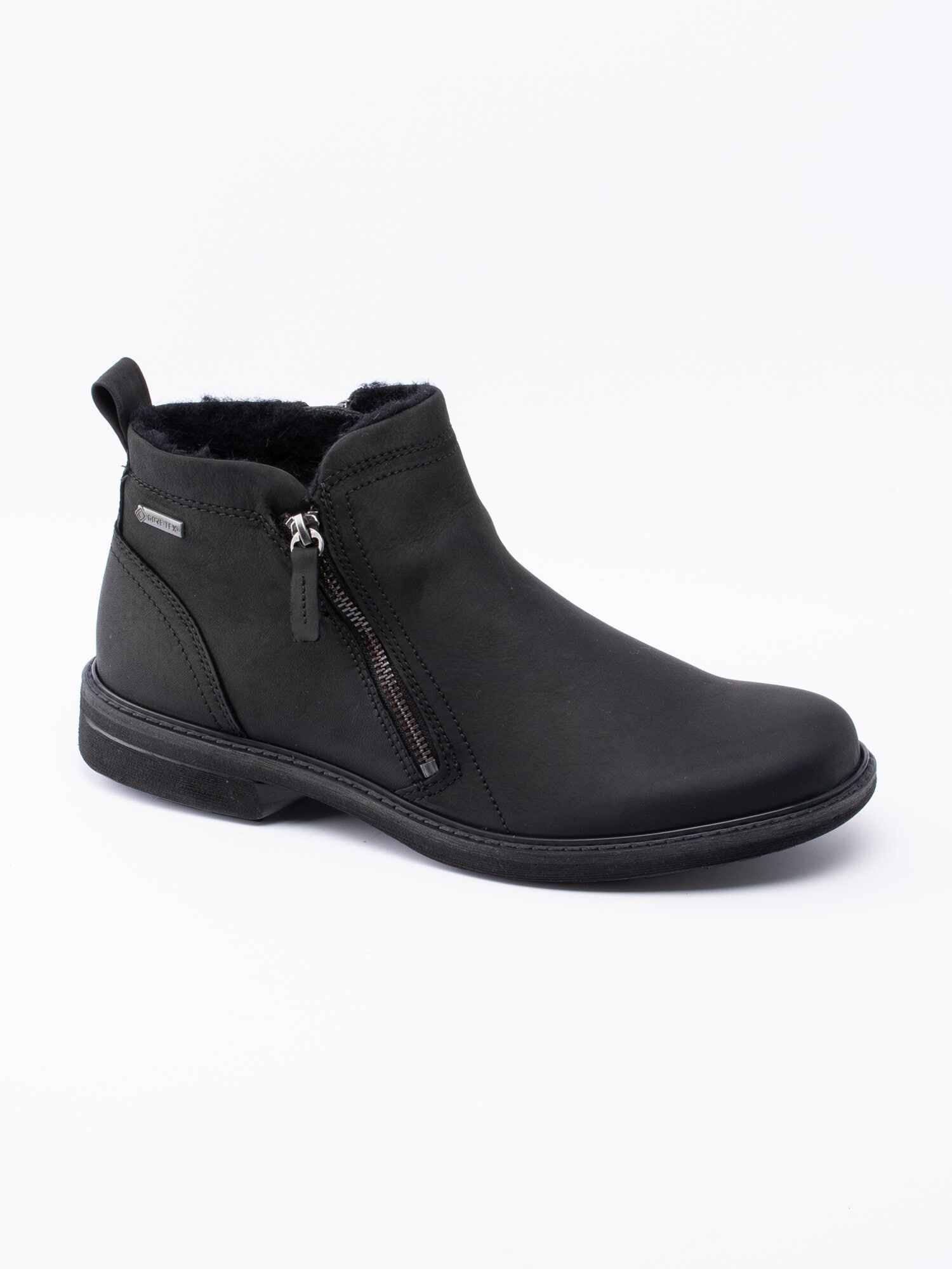 Ecco - Turn Ankle Boot GTX - Svarta fodrade boots med Gore-Tex