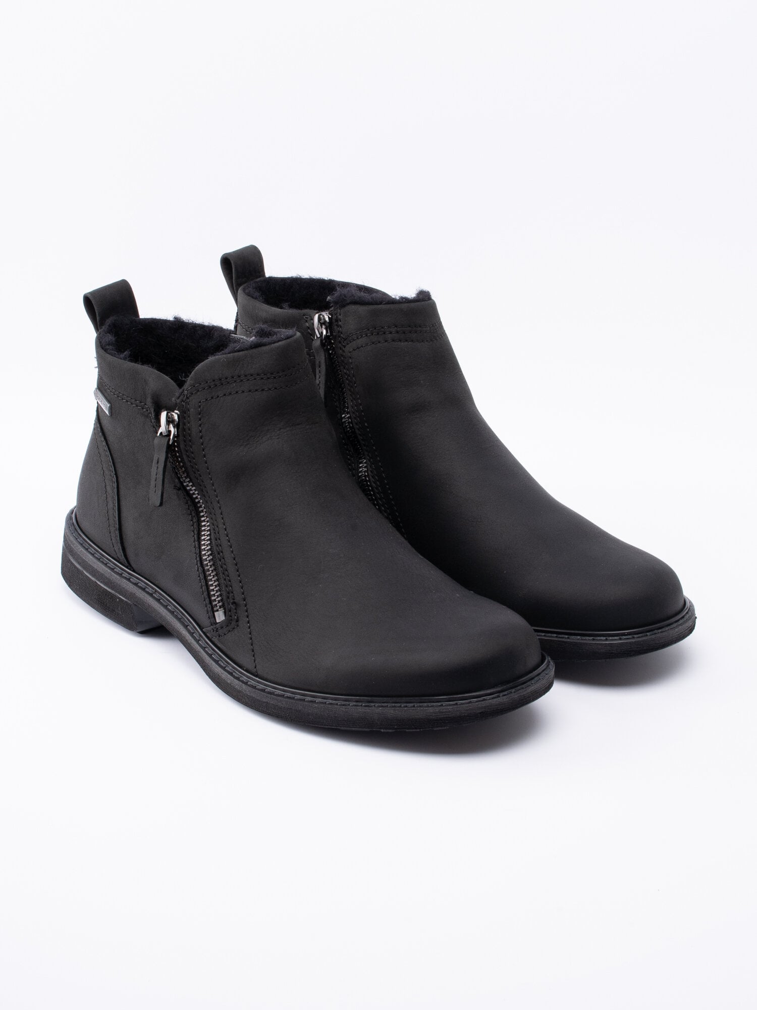 Ecco - Turn Ankle Boot GTX - Svarta fodrade boots med Gore-Tex