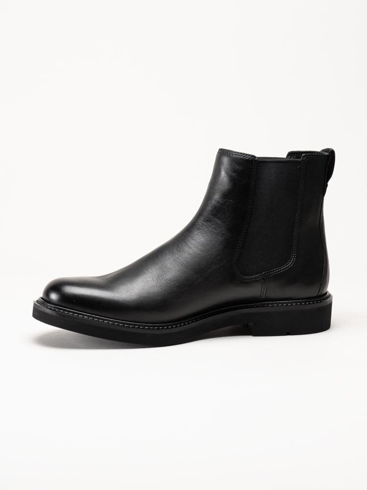 Ecco - Metropole London - Svarta chelsea boots i skinn