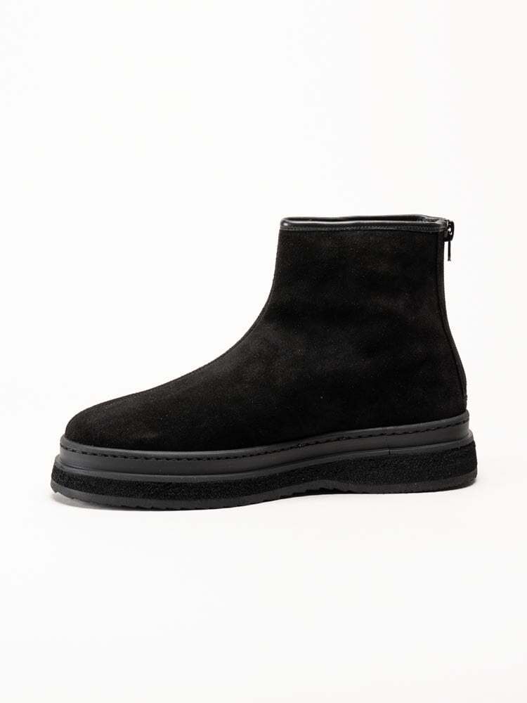 Gant Footwear - Blistown - Svarta fodrade boots i mocka