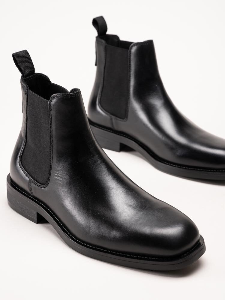 Gant Footwear - Rizmood - Svarta chelsea boots i skinn