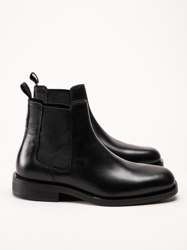 Gant Footwear - Rizmood - Svarta chelsea boots i skinn