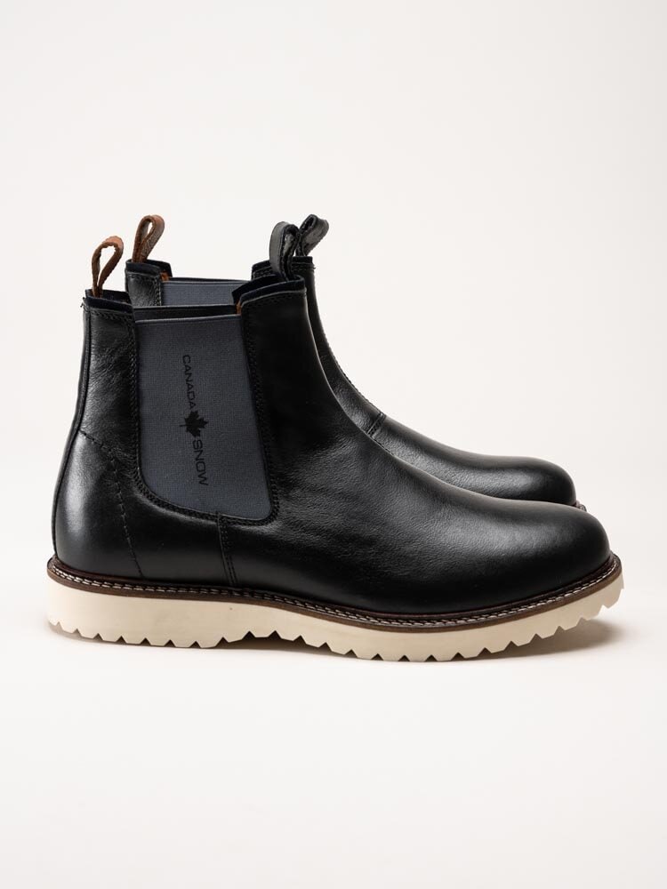 Canada Snow - Williams - Svarta chelsea boots i skinn