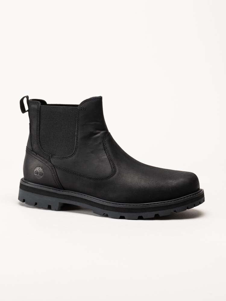 Timberland - Britton Road - Svarta chelsea boots i oljat skinn