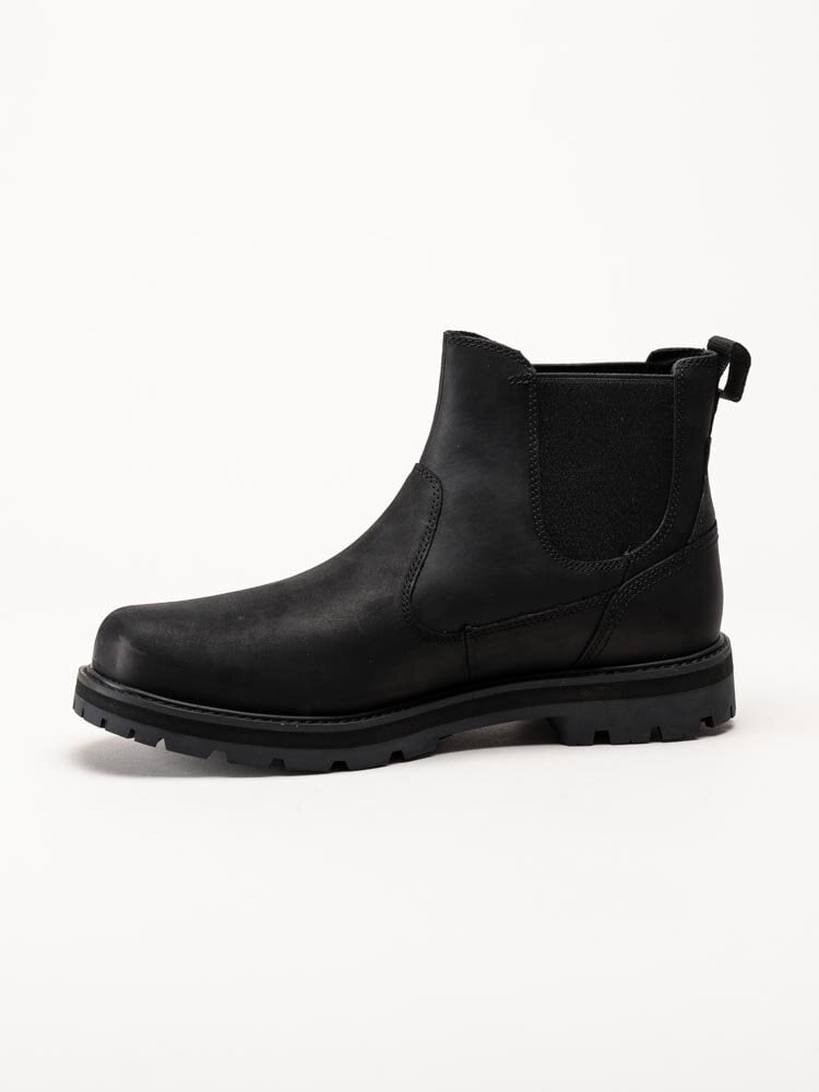 Timberland - Britton Road - Svarta chelsea boots i oljat skinn