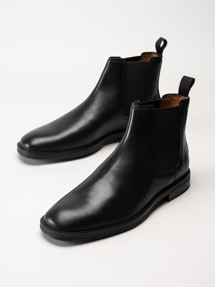 Vagabond - Andrew - Svarta chelsea boots i skinn