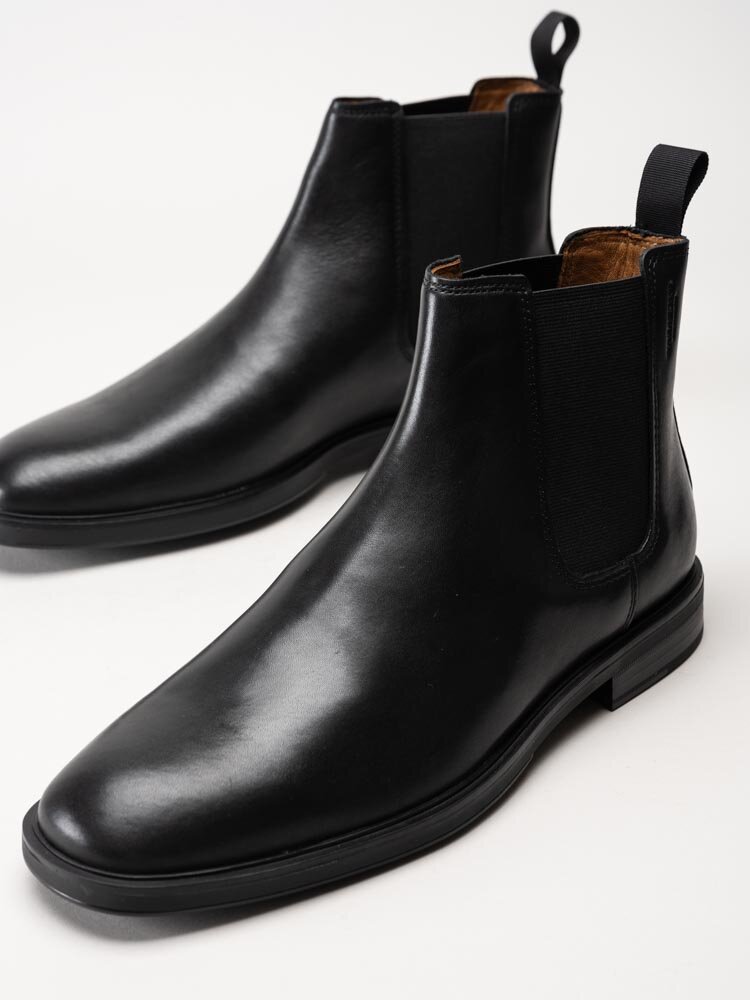 Vagabond - Andrew - Svarta chelsea boots i skinn