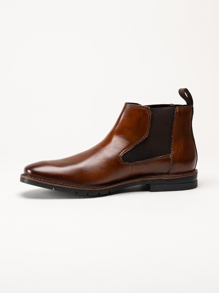 Bugatti - Ljusbruna chelsea boots i skinn