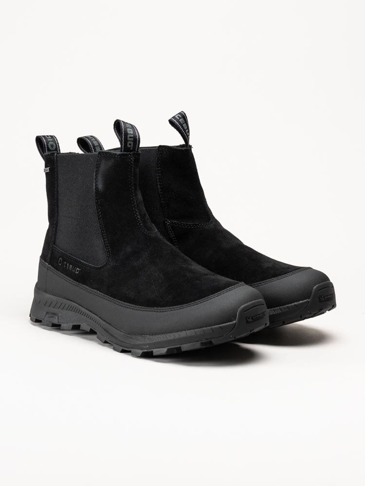 Icebug - Boda Mens Michelin - Svarta chelsea boots i mocka