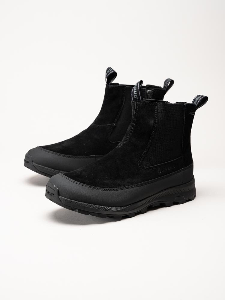 Icebug - Boda Mens Michelin - Svarta chelsea boots i mocka