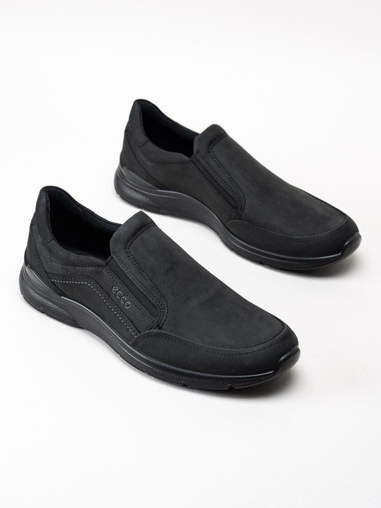 Ecco - Irving Slip On - Svarta slip on promenadskor