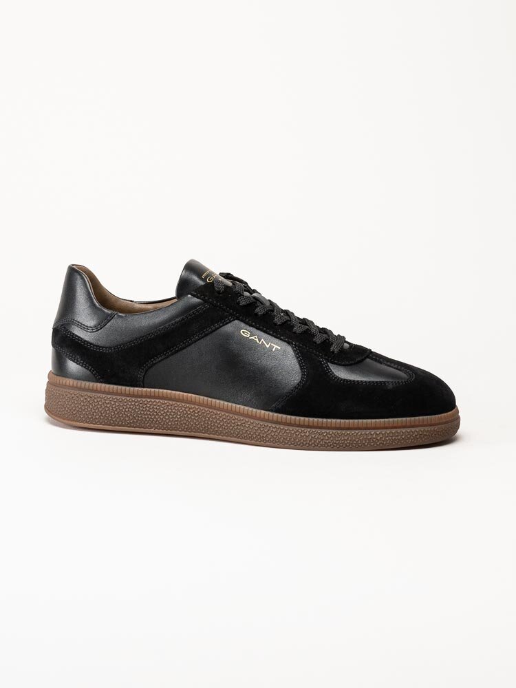 Gant Footwear - Cuzmo Sneaker - Svarta sneakers i skinn och mocka