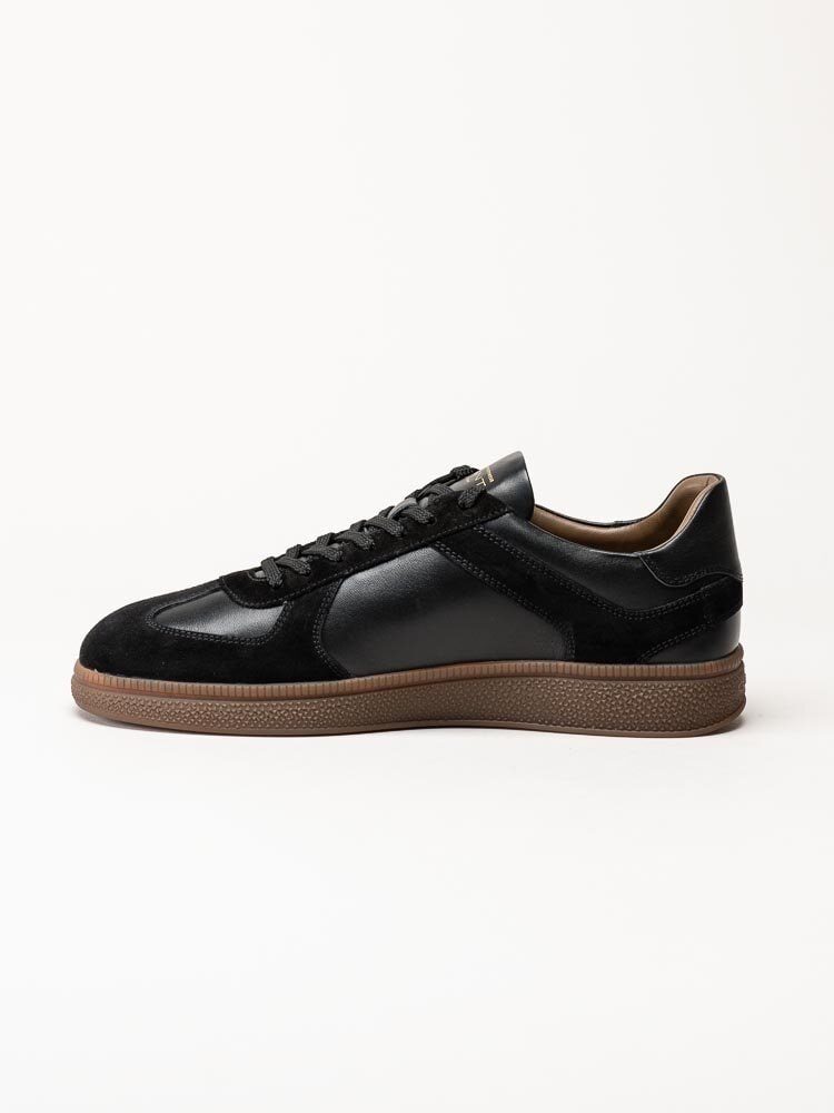 Gant Footwear - Cuzmo Sneaker - Svarta sneakers i skinn och mocka