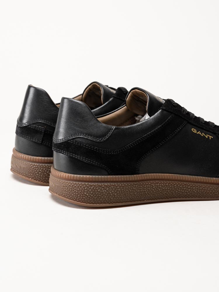 Gant Footwear - Cuzmo Sneaker - Svarta sneakers i skinn och mocka