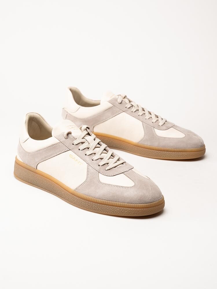 Gant Footwear - Cuzmo Sneaker - Beige sneakers skinn och mocka