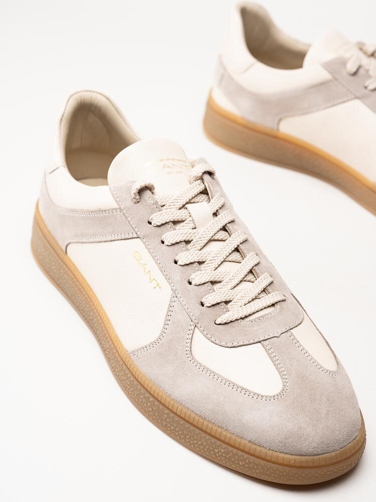 Gant Footwear - Cuzmo Sneaker - Beige sneakers skinn och mocka