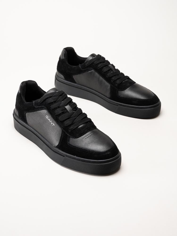 Gant Footwear - Mc Julien Sneaker - Svarta sneakers i skinn och mocka