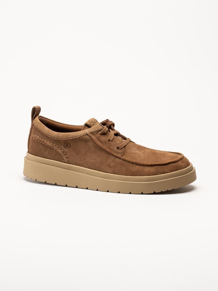 Clarks - Polden Moc G - Bruna snörskor i mocka