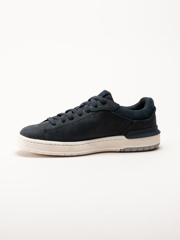 Clarks - Courtlite2 Run G - Blå retroinspirerade sneakers i nubuck