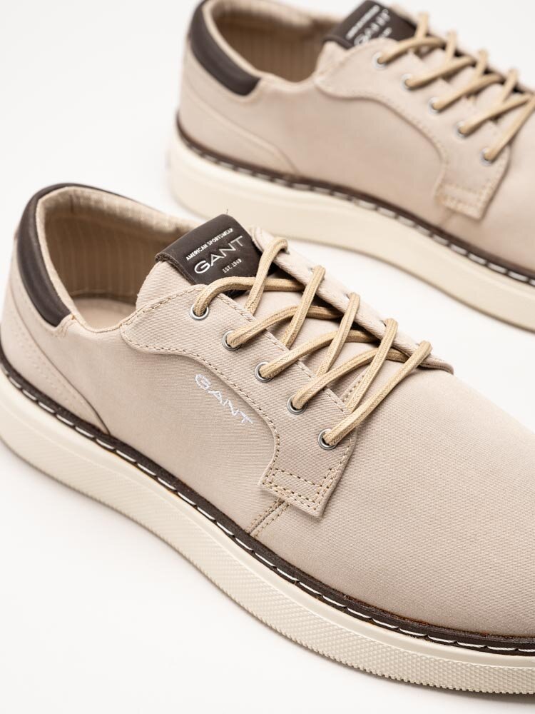 Gant Footwear - San Prep - Beige sneakers i textil