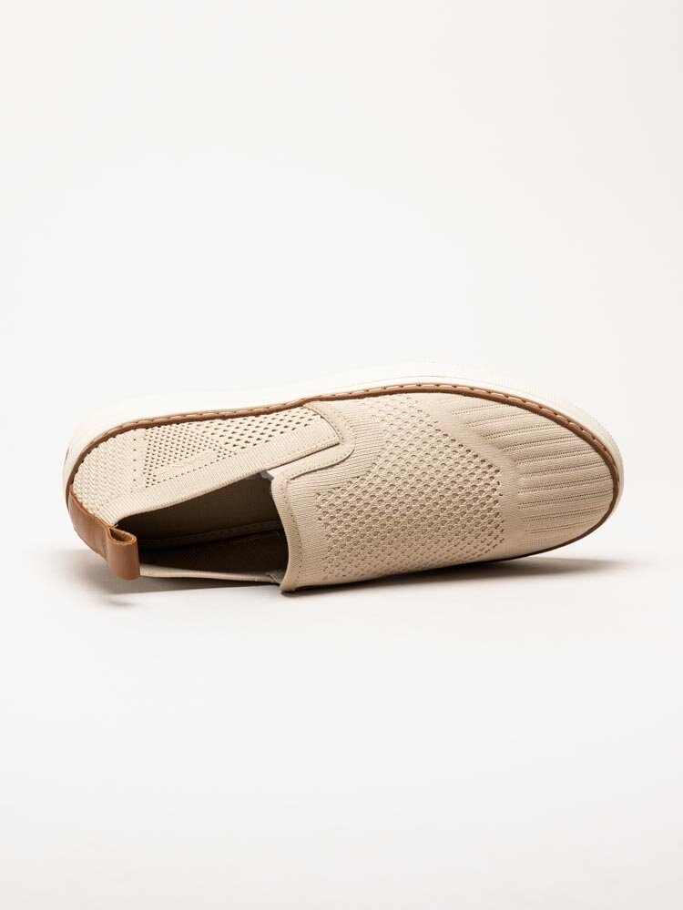 Gant Footwear - San Prep - Beige slip on textilskor