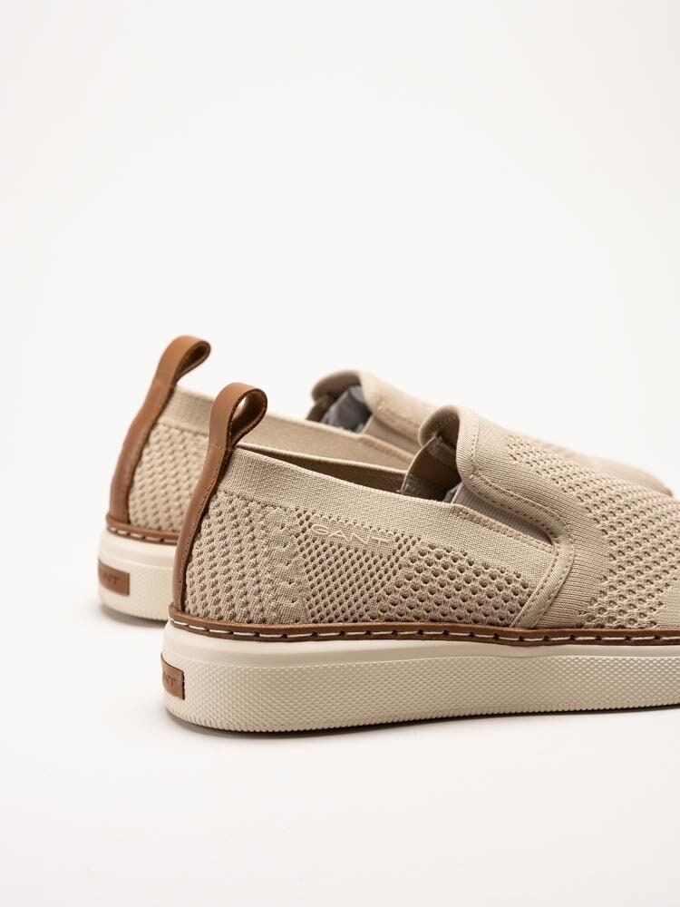 Gant Footwear - San Prep - Beige slip on textilskor