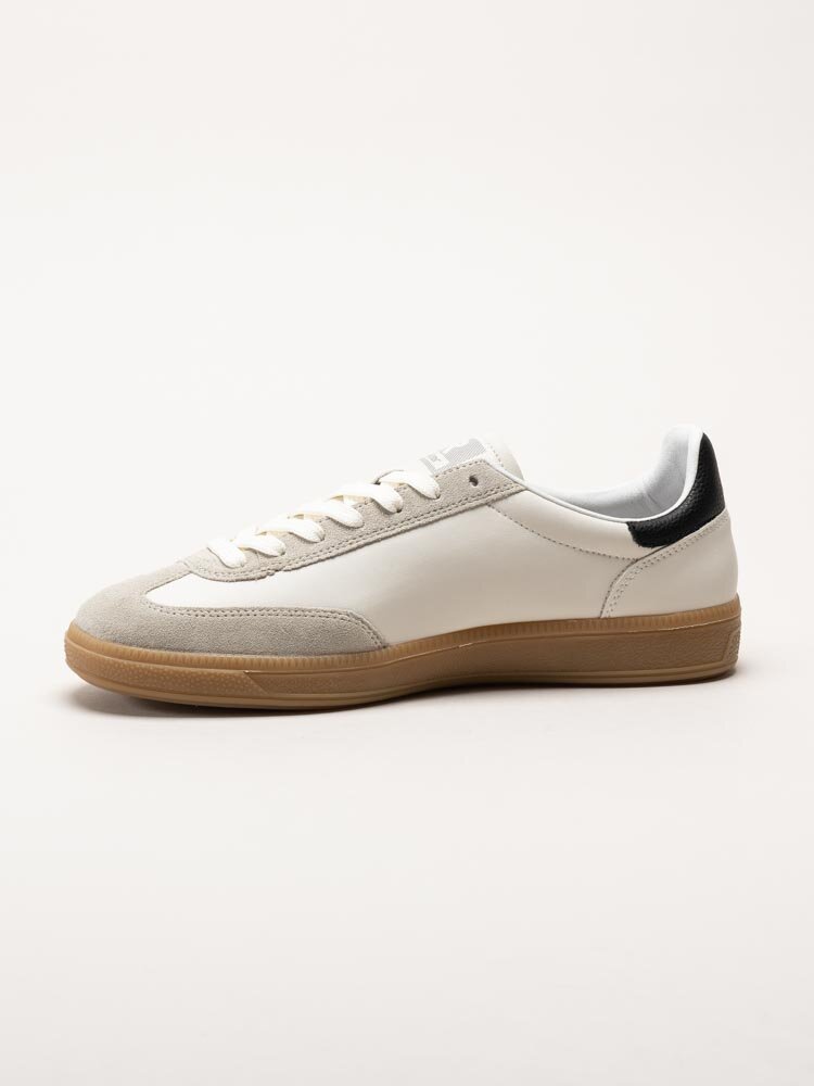 Rieker - Off white sneakers i skinn