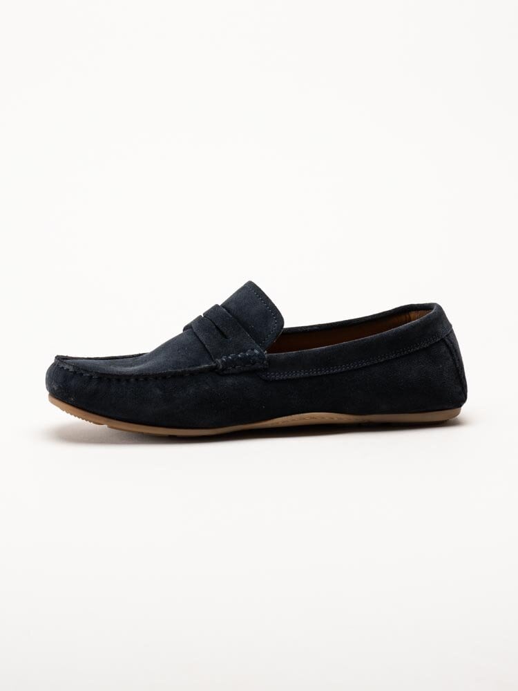 Tommy Hilfiger - Casual Hilfiger Suede Driver - Blå loafers i mocka