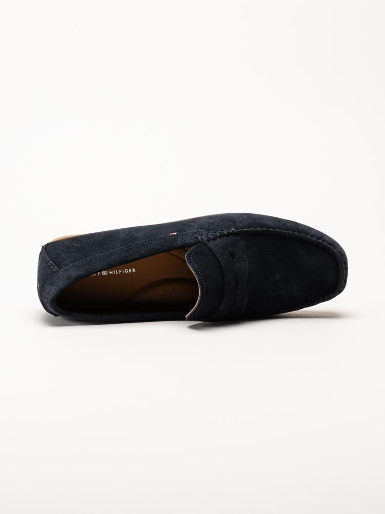 Tommy Hilfiger - Casual Hilfiger Suede Driver - Blå loafers i mocka