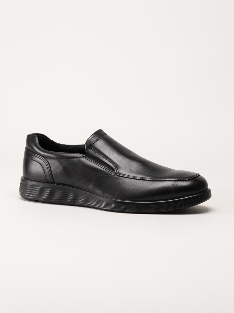 Ecco - S.Lite Hybrid - Svarta slip on skor i skinn