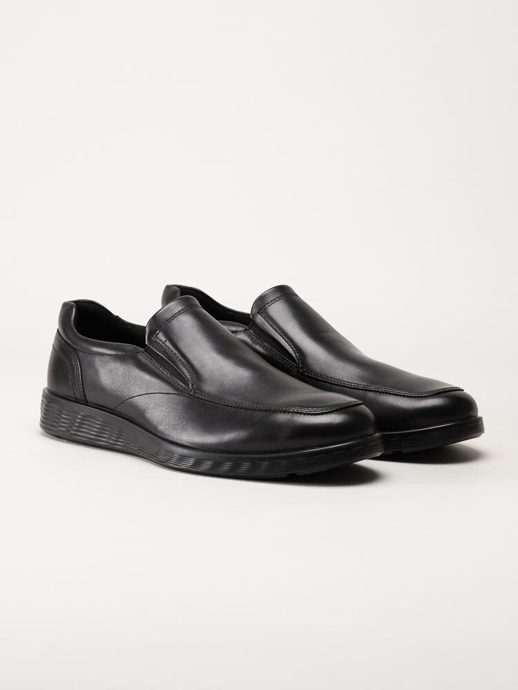 Ecco - S.Lite Hybrid - Svarta slip on skor i skinn