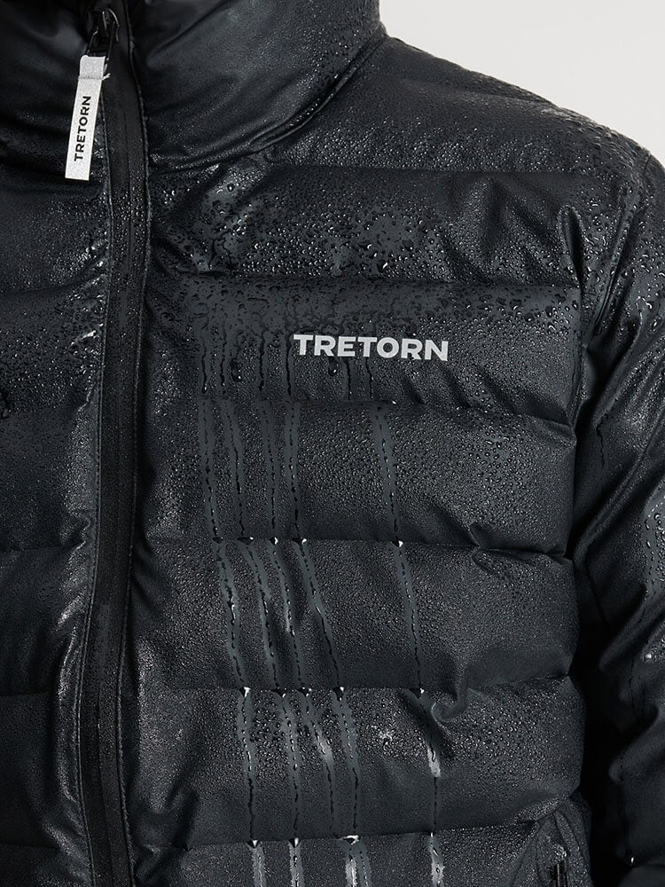 Tretorn - Basecamp PU Jacket Ms - Svart vattentät herrjacka