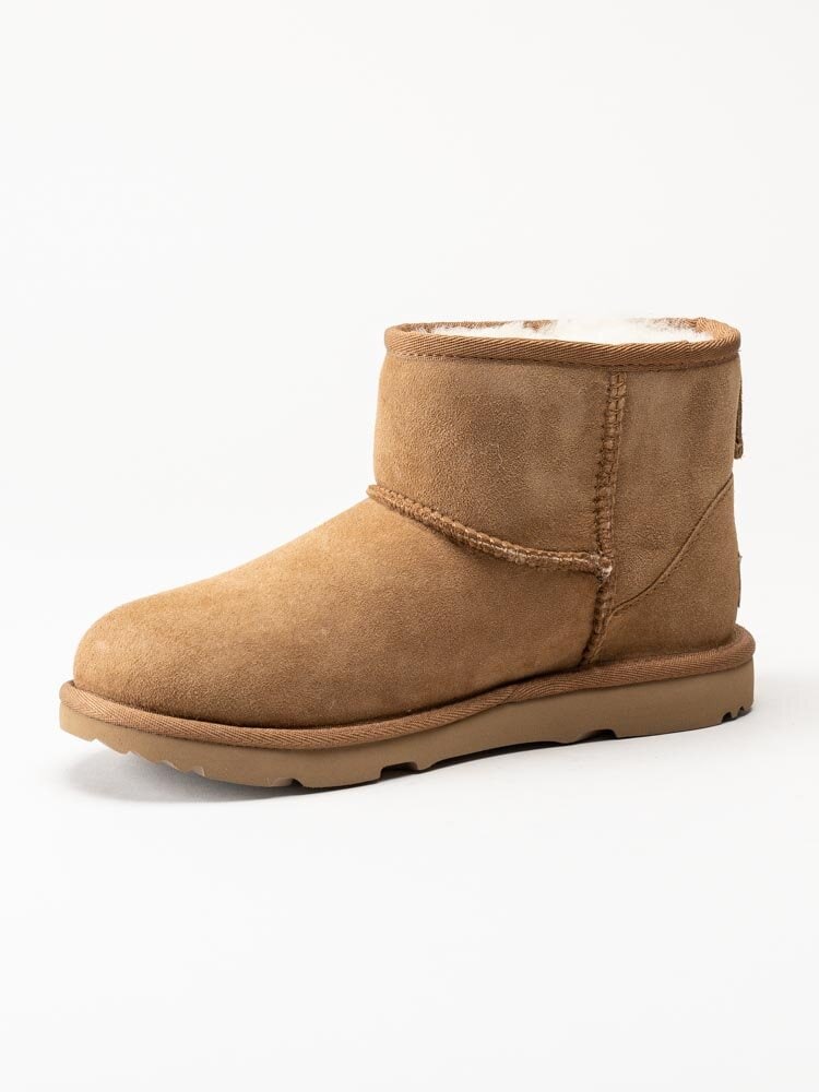 UGG - K Classic Mini II - Ljusbruna låga ullfodrade vinterboots