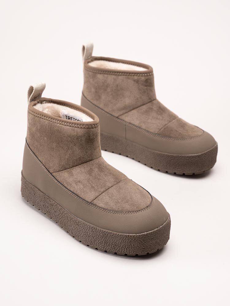 Tretorn - Alunda Hybrid Jr - Beige fodrade boots